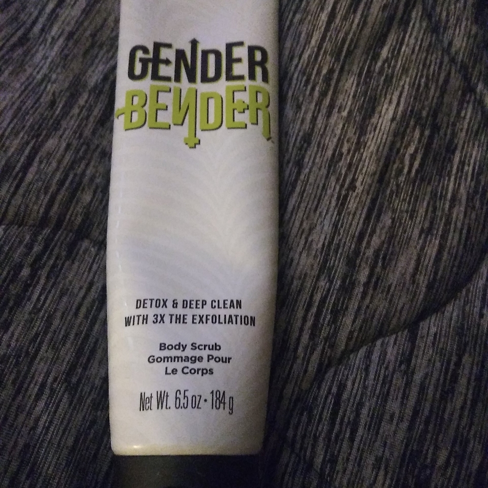 Posh brand gender bender body scrub.